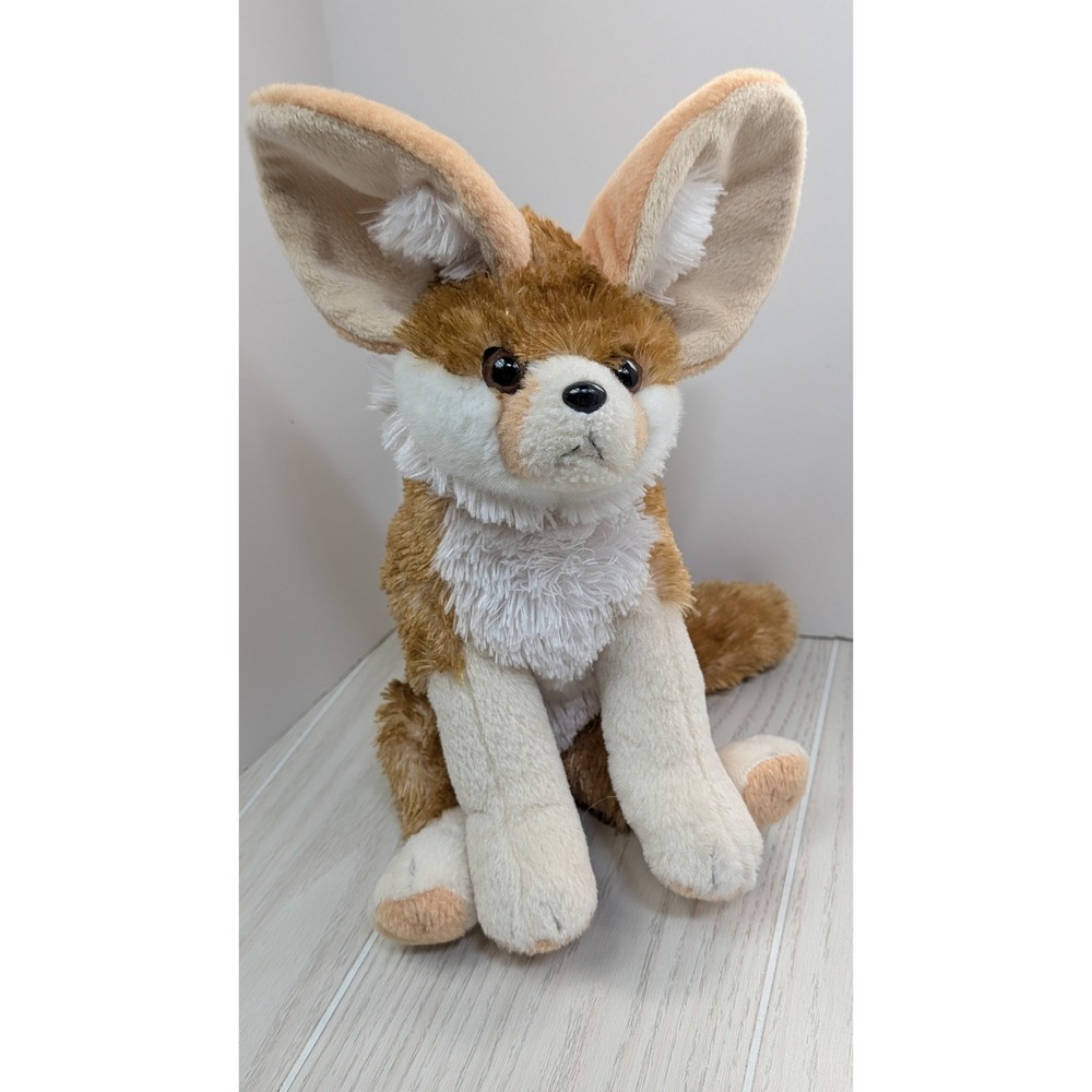 Wild Republic Fennec Fox Plush Brown Tan White Stuffed Animal 11507